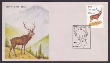 First Day Cover - 01 Oct 1982 Wildlife Week (Fdc-1982) (Spots/Hinged/Slightly Damaged/Paper Stuck)