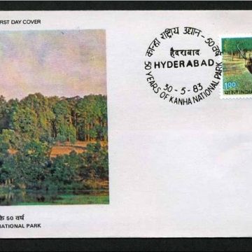 First Day Cover 30 May. '83 50th Anniv.of Kanha National Park 50 Years of Indian National Parks (M.P.) (FDC-1983)