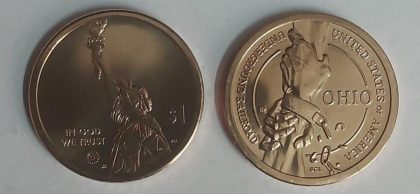 American Women 1 Dollar  Coin Under Ground Rail Road - OHIO | Indian Postage Stamps | Indian Coins | Old Indian Currency | Rare Indian Coins | Numismatic Collection India