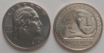 American Women Quarter Dollar Coin - Anna May Wong
