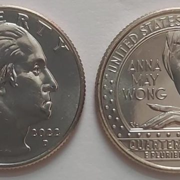 American Women Quarter Dollar Coin - Anna May Wong