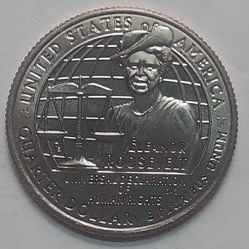 American Women Quarter Dollar Coin   Eleanor Roosevelt  2023- 'P' Mint UNC
