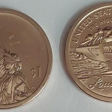 American Women 1  Dollar  Coin - Louisiana