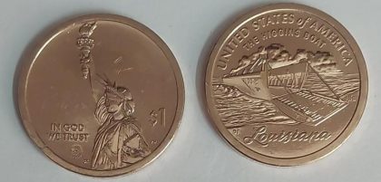 American Women 1  Dollar  Coin - Louisiana Old Foreign Coins | Rare Foreign Coins | Numismatic Collection