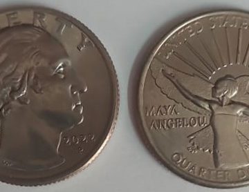 American Women  Quarter Dollar Coin - Maya Angelou 2022 'P' Mint UNC