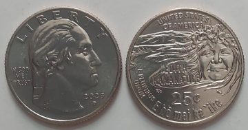 American Women Quarter Dollar Coin - Edith Kanaka 'Olle 25 cents 2023 -'P' Mint UNC