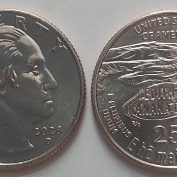 American Women Quarter Dollar Coin - Edith Kanaka 'Olle 25 cents 2023 -'P' Mint UNC