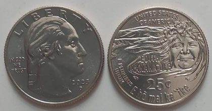 American Women Quarter Dollar Coin - Edith Kanaka 'Olle 25 c "N God We Rust | Indian Postage Stamps | Indian Coins | Old Indian Currency | Rare Indian Coins | Numismatic Collection India