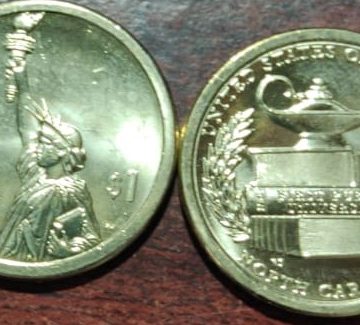 1 Dollar North Carolina 2021 (UNC)