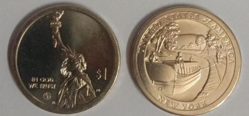 1 Dollar New York  2021 (UNC)