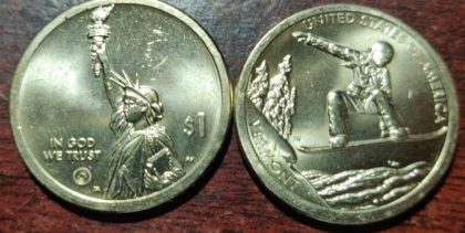 1 Dollar Vermont 2022 (UNC) | Indian Postage Stamps | Indian Coins | Old Indian Currency | Rare Indian Coins | Numismatic Collection India