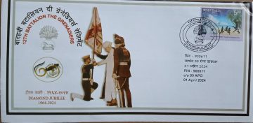 12th Battalion The Grenadiers  Army Postal Covers (APO's)