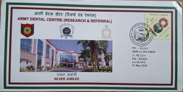 Army Dental Centre ( Research & Referral) Army Postal Cover (APO's)