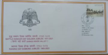 50 Years OF Battle Honour Day Golden Jubilee:1971-2021  Army Postal Covers (APO's)