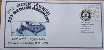 253 Medium Regiment Army Postal Covers (APO's)