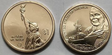 USA Innovation Dollar coin- ARKANSAS-RAYE MONTAGUE 2024 'P Mint 'UNC