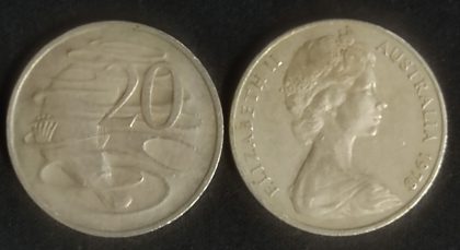 Australia 20 cent 1978(used) Old Foreign Coins | Rare Foreign Coins | Numismatic Collection