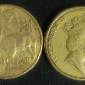 Australian 1 dollar coin 1985_1$ (used)