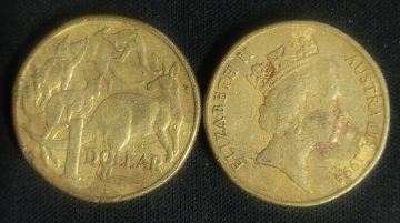 Australian 1 dollar coin 1994_1$ (used)