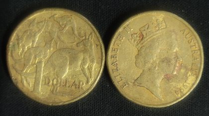 Australian 1 dollar coin 1994_1$ (used) Old Foreign Coins | Rare Foreign Coins | Numismatic Collection