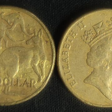 Australian 1 dollar coin 1995_1$ (used)