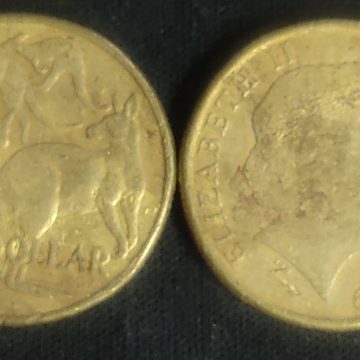 Australian 1 dollar coin 2009_1$ (used)