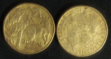 Australian 1 dollar coin 2011_1$ (used)