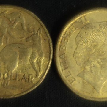 Australian 1 dollar coin 2015_1$ (used)