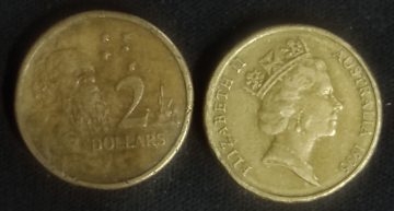Australian 2 dollar coin 1995_2$ (used)