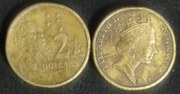 Australian 2 dollar coin 1998_2$ (used)