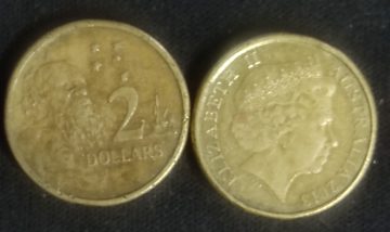 Australian 2 dollar coin 2013_2$ (used)