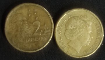 Australian 2 dollar coin 2014_2$ (used)