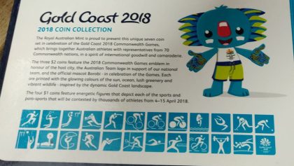 GOLD COAST 2018 XXI COMMONWEALTH GAMES  (2018 COIN COLLECTION) Old Foreign Coins | Rare Foreign Coins | Numismatic Collection - Image 2