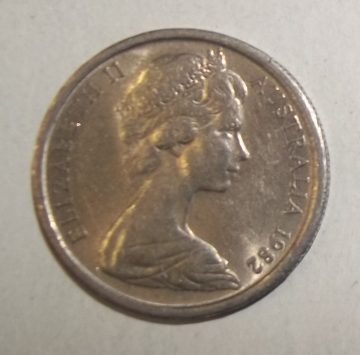 AUS_1982_5 Cent (used)