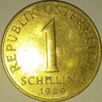 Aus 1 Schilling  coin 1989_1$  (used) | Indian Postage Stamps | Indian Coins | Old Indian Currency | Rare Indian Coins | Numismatic Collection India