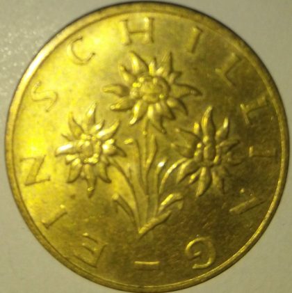 Aus 1 Schilling  coin 1989_1$  (used) | Indian Postage Stamps | Indian Coins | Old Indian Currency | Rare Indian Coins | Numismatic Collection India - Image 2