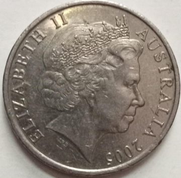 AUS_2005_20 Cent (used)