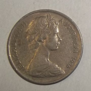 AUS_1976_5 Cent (used) | Indian Postage Stamps | Indian Coins | Old Indian Currency | Rare Indian Coins | Numismatic Collection India