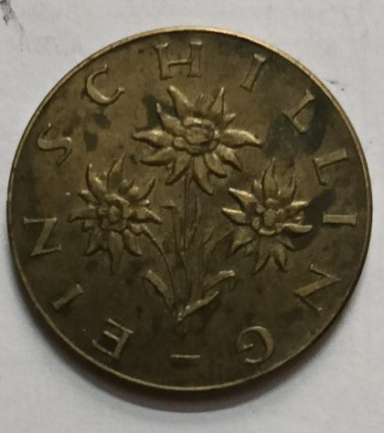 Austria 1 Schilling Coin 1966 (used) | Indian Postage Stamps | Indian Coins | Old Indian Currency | Rare Indian Coins | Numismatic Collection India - Image 2