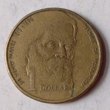 AUSTRALIA 1 DOLLAR 1996(Used) | Indian Postage Stamps | Indian Coins | Old Indian Currency | Rare Indian Coins | Numismatic Collection India
