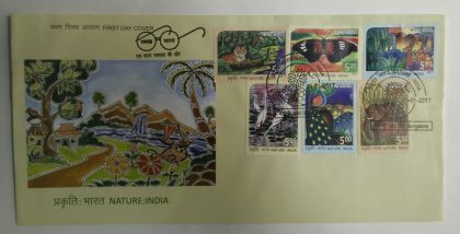 First Day Cover 25 Jan. '17 Nature : India (FDC-2017) | Indian Postage Stamps | Indian Coins | Old Indian Currency | Rare Indian Coins | Numismatic Collection India