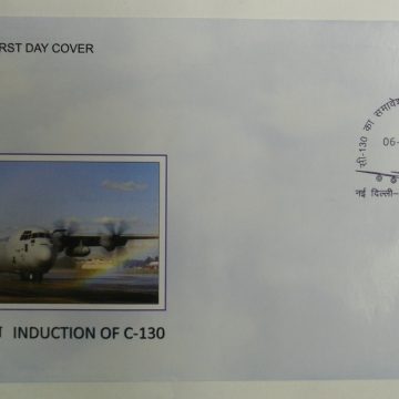 First Day Cover 06 Oct. '16 Induction of Lockheed Martin C-130J-30 Hercules Aircraft into Indian Air Force.(FDC-2016)