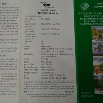 THE EIGHTH SESSION OF THE CONFERENCE OF THE PARTIES TO THE UNITED NATIONS FRAMEWORK CONVENTION ON CLIMATE CHANGE