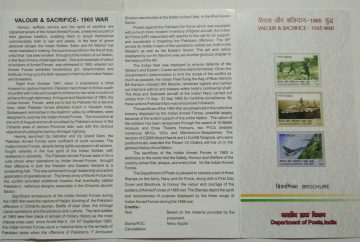 Valour and Sacrifice 1965 War.  (BR)