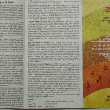 Legendary Singers of India (Set of 10) (BR)