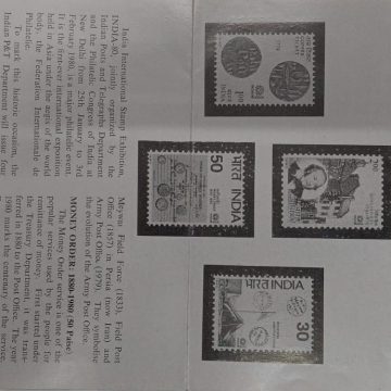 India-80 International Stamp Exhibition. (Set of 4) (BR)