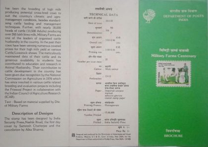 Military Farms centenary  (BR) | Indian Postage Stamps | Indian Coins | Old Indian Currency | Rare Indian Coins | Numismatic Collection India