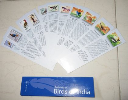 Bookmarks Depicting Stamps Birds of India Theme - Set 2 | Indian Postage Stamps | Indian Coins | Old Indian Currency | Rare Indian Coins | Numismatic Collection India