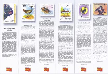 Bookmarks Depicting Stamps Birds of India Theme - Set 2 | Indian Postage Stamps | Indian Coins | Old Indian Currency | Rare Indian Coins | Numismatic Collection India - Image 3