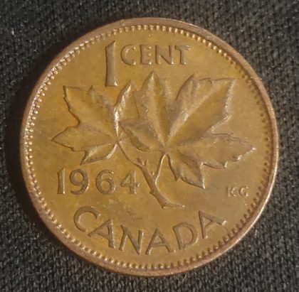 1 Cent Canada 1964 Elizabeth II D.G Regina (used) | Indian Postage Stamps | Indian Coins | Old Indian Currency | Rare Indian Coins | Numismatic Collection India